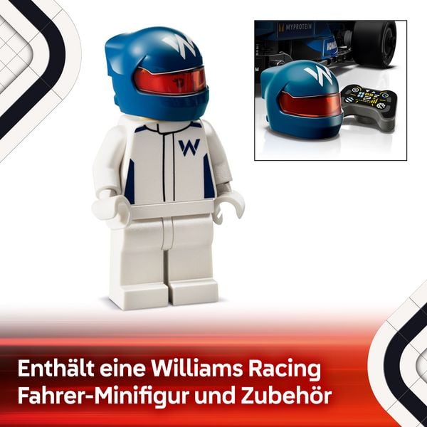 Produktbild: LEGO Speed Champions Williams Racing FW46 F1 Rennauto Spielzeug 77249