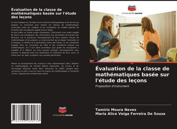 Produktbild: &Eacute;valuation de la classe de math&eacute;matiques bas&eacute;e sur l'&eacute;tude des le&ccedil;ons