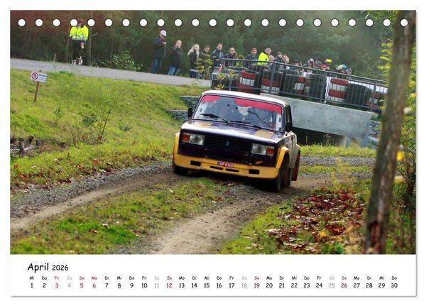 Produktbild: Lausitzrallye Histo EM (Tischkalender 2026 DIN A5 quer), CALVENDO Monatskalender