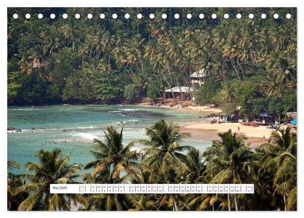 Produktbild: Asien - Sri Lanka (Tischkalender 2026 DIN A5 quer), CALVENDO Monatskalender
