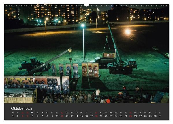 Produktbild: Berlin - der Fall der Mauer (hochwertiger Premium Wandkalender 2026 DIN A2 quer), Kunstdruck in Hochglanz