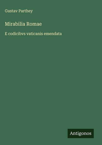 Produktbild: Mirabilia Romae