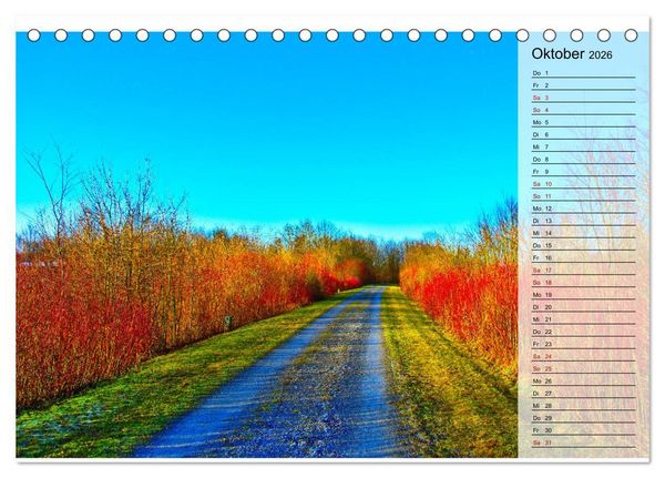 Produktbild: Hohenlohe - Natur und Altstadt (Tischkalender 2026 DIN A5 quer), CALVENDO Monatskalender