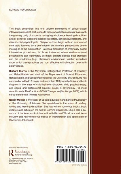Produktbild: Evidence-Based Interventions for Students with Learning and Behavioral Challenges