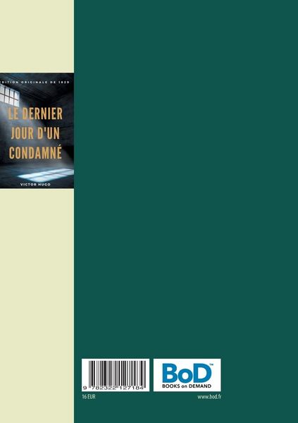 Produktbild: Le Dernier Jour d'un condamn&eacute;