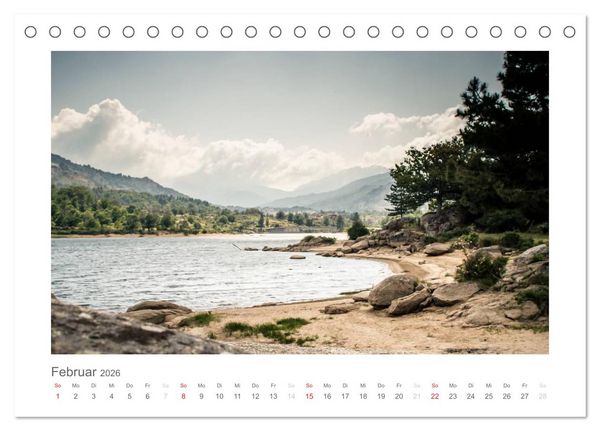 Produktbild: Die Sch&ouml;nheit Korsikas (Tischkalender 2026 DIN A5 quer), CALVENDO Monatskalender