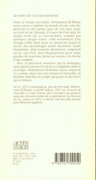 Produktbild: La Clameur du Lac