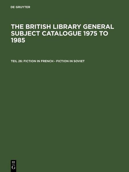 Produktbild: Fiction in French - Fiction in Soviet