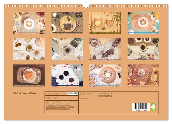 Produktbild: Auf einen Kaffee? (Wandkalender 2026 DIN A3 quer), CALVENDO Monatskalender