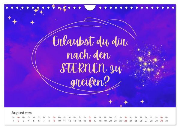 Produktbild: Lass Freude dein Kompass sein (Wandkalender 2026 DIN A4 quer), CALVENDO Monatskalender