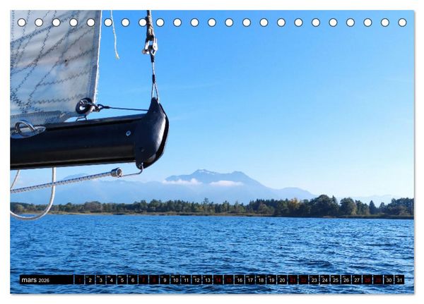 Produktbild: Bons baisers du Chiemsee (Calendrier de bureau 2026 DIN A5 vertical), CALVENDO calendrier mensuel