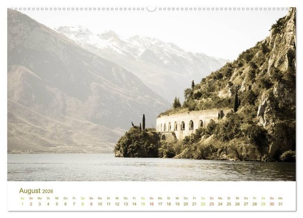 Produktbild: GARDASEE - das Nordufer (Wandkalender 2026 DIN A2 quer), CALVENDO Monatskalender