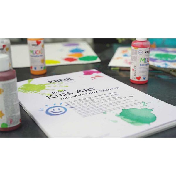 Produktbild: KREUL Kinder-K&uuml;nstlerpapier KIDS ART 160g/m&sup2; naturwei&szlig; DIN A4 20 Blatt