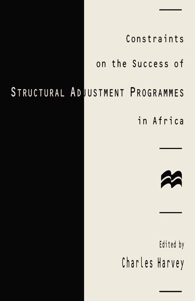 Produktbild: Constraints on the Success of Structural Adjustment Programmes in Africa