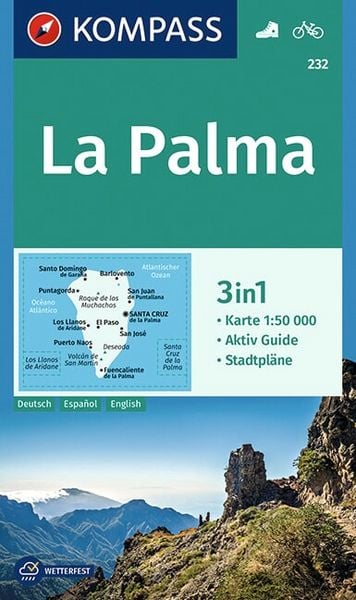 Produktbild: KOMPASS Wanderkarte 232 La Palma 1:50.000