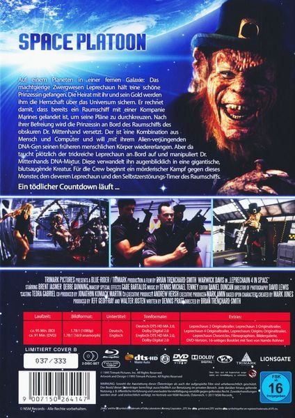 Produktbild: Space Platoon (Leprechaun 4 - In Space) - Mediabook - Cover B (+ DVD) [LCE]