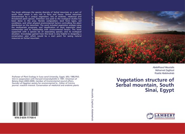 Produktbild: Vegetation structure of Serbal mountain, South Sinai, Egypt