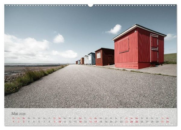 Produktbild: Das "Nordsee-Gef&uuml;hl" (hochwertiger Premium Wandkalender 2026 DIN A2 quer), Kunstdruck in Hochglanz