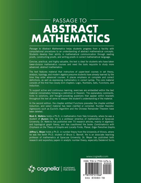 Produktbild: Passage to Abstract Mathematics