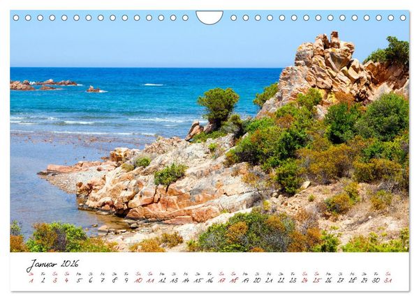 Produktbild: Sardinien - Die Sch&ouml;ne im Meer (Wandkalender 2026 DIN A4 quer), CALVENDO Monatskalender