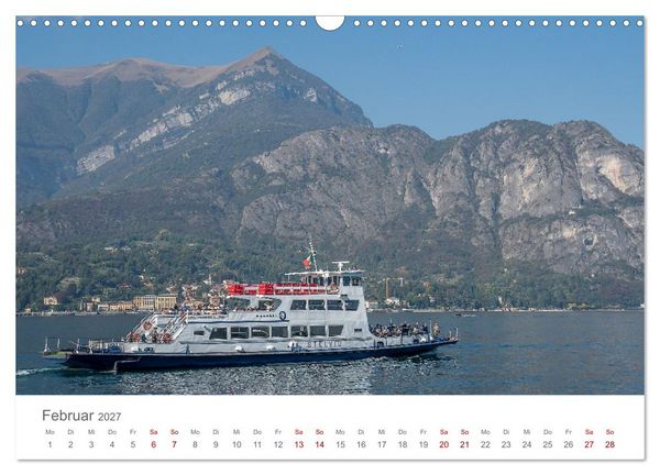 Produktbild: Como und der Comer See (Wandkalender 2027 DIN A3 quer), CALVENDO Monatskalender