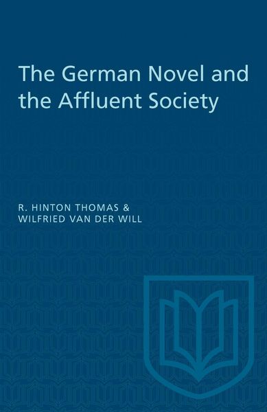 Produktbild: The German Novel and the Affluent Society