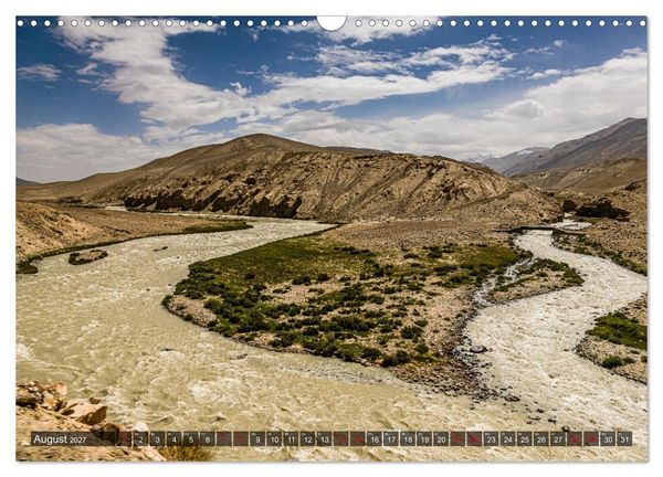 Produktbild: Auf der Seidenstra&szlig;e durch das Pamir-Gebirge (Wandkalender 2027 DIN A3 quer), CALVENDO Monatskalender