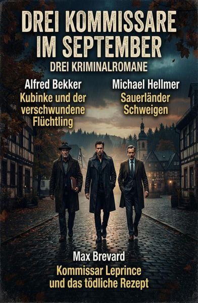 Produktbild: Drei Kommissare im September: Drei Kriminalromane