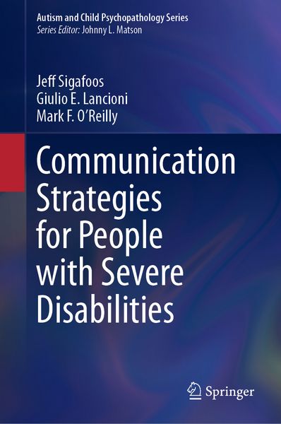 Produktbild: Communication Strategies for People with Severe Disabilities