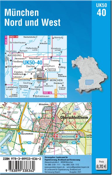 Produktbild: UK50-40 M&uuml;nchen Nord und West