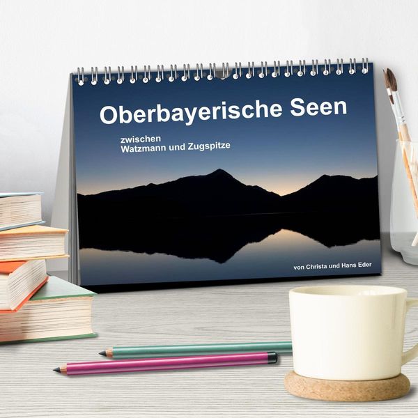 Produktbild: Oberbayerische Seen (Tischkalender 2026 DIN A5 quer), CALVENDO Monatskalender