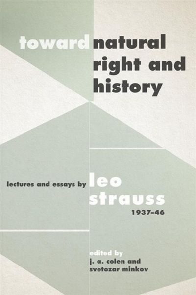 Produktbild: Toward Natural Right and History