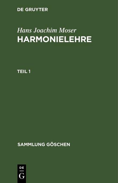 Produktbild: Harmonielehre. Teil 1