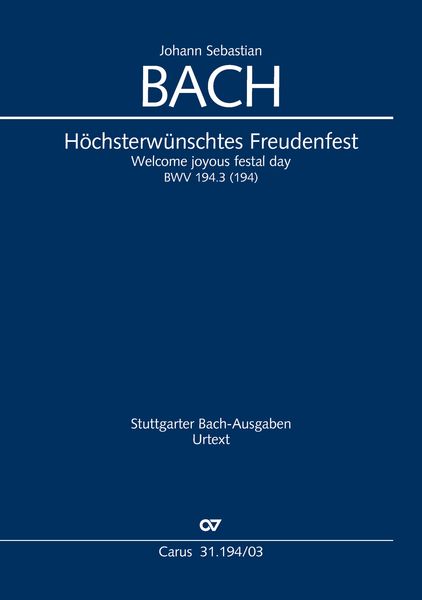 Produktbild: H&ouml;chsterw&uuml;nschtes Freudenfest (Klavierauszug)