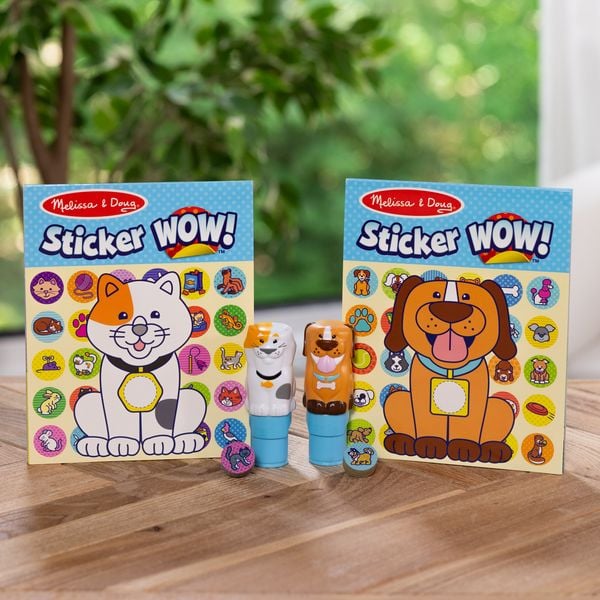 Produktbild: Sticker Wow! Sticker-Stempelset 2er Pack Tiere (900 Sticker)