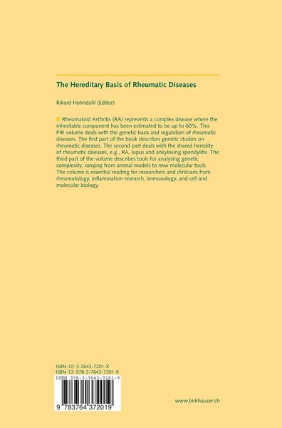 Produktbild: The Hereditary Basis of Rheumatic Diseases