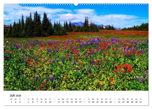 Produktbild: Kanadische Landschaften 2026 (hochwertiger Premium Wandkalender 2026 DIN A2 quer), Kunstdruck in Hochglanz