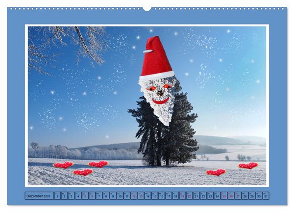 Produktbild: L&auml;cheln in Landschaften (hochwertiger Premium Wandkalender 2026 DIN A2 quer), Kunstdruck in Hochglanz