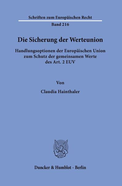 Produktbild: Die Sicherung der Werteunion.