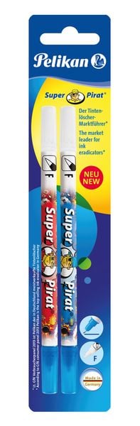 Produktbild: Pelikan Tintenkiller Super Pirat, Strichst&auml;rke F = Fein, 2er Set