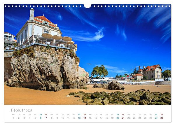 Produktbild: CASCAIS - die sch&ouml;nsten Badeorte Lissabons (Wandkalender 2027 DIN A3 quer), CALVENDO Monatskalender