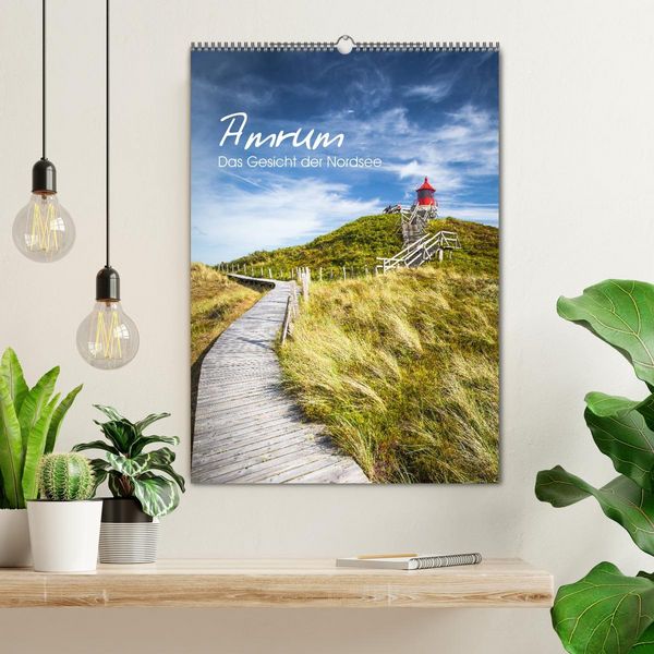 Produktbild: Amrum - Das Gesicht der Nordsee (Wandkalender 2026 DIN A2 hoch), CALVENDO Monatskalender