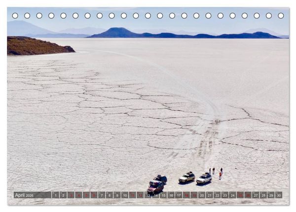 Produktbild: Peru Bolivien Chile (Tischkalender 2026 DIN A5 quer), CALVENDO Monatskalender