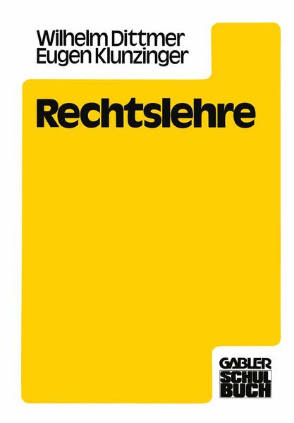 Produktbild: Rechtslehre