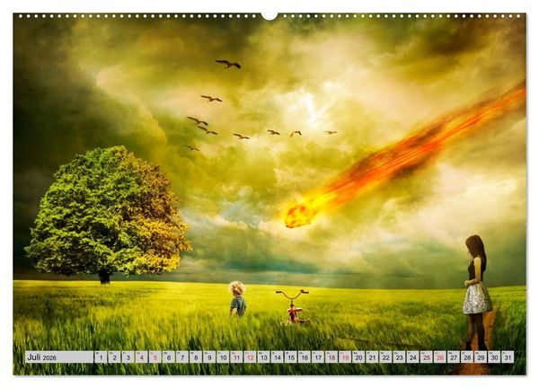 Produktbild: Surrealer Traum (hochwertiger Premium Wandkalender 2026 DIN A2 quer), Kunstdruck in Hochglanz