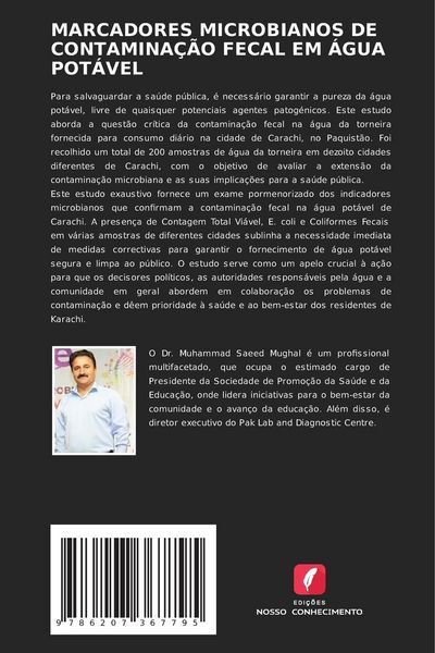 Produktbild: Marcadores Microbianos De Contamina&ccedil;&atilde;o Fecal Em &Aacute;gua Pot&aacute;vel
