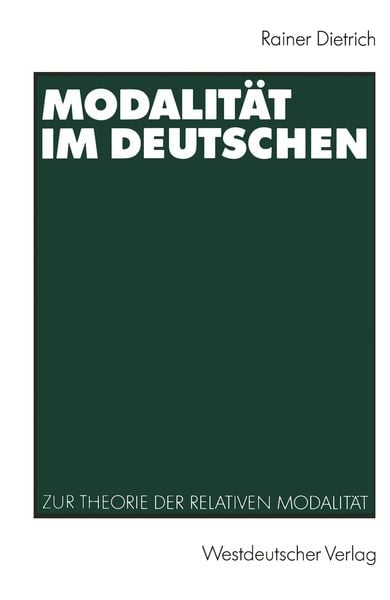 Produktbild: Modalit&auml;t im Deutschen