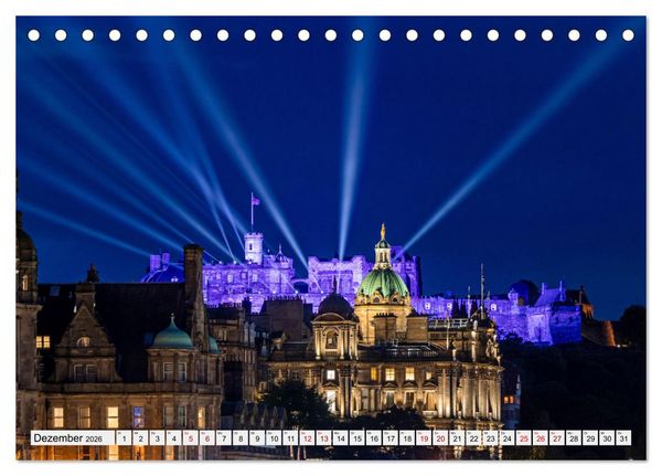 Produktbild: Wundersch&ouml;nes Edinburgh (Tischkalender 2026 DIN A5 quer), CALVENDO Monatskalender