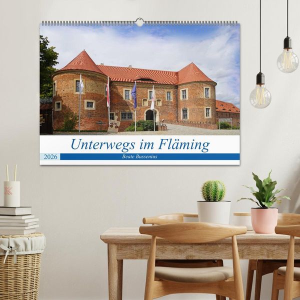 Produktbild: Unterwegs im Fl&auml;ming (Wandkalender 2026 DIN A2 quer), CALVENDO Monatskalender