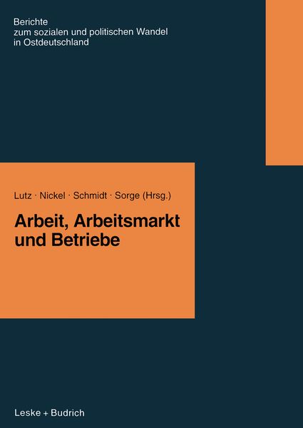 Produktbild: Arbeit, Arbeitsmarkt und Betriebe